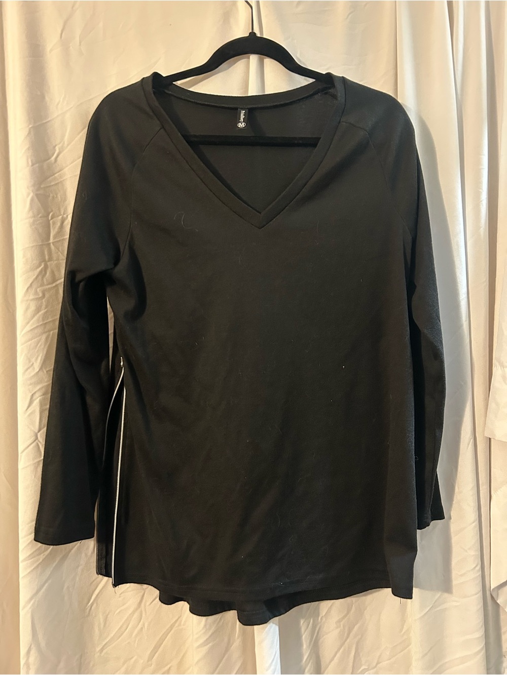 Women's Black V-Neck Long Sleeve Tee by lululemon athletica
